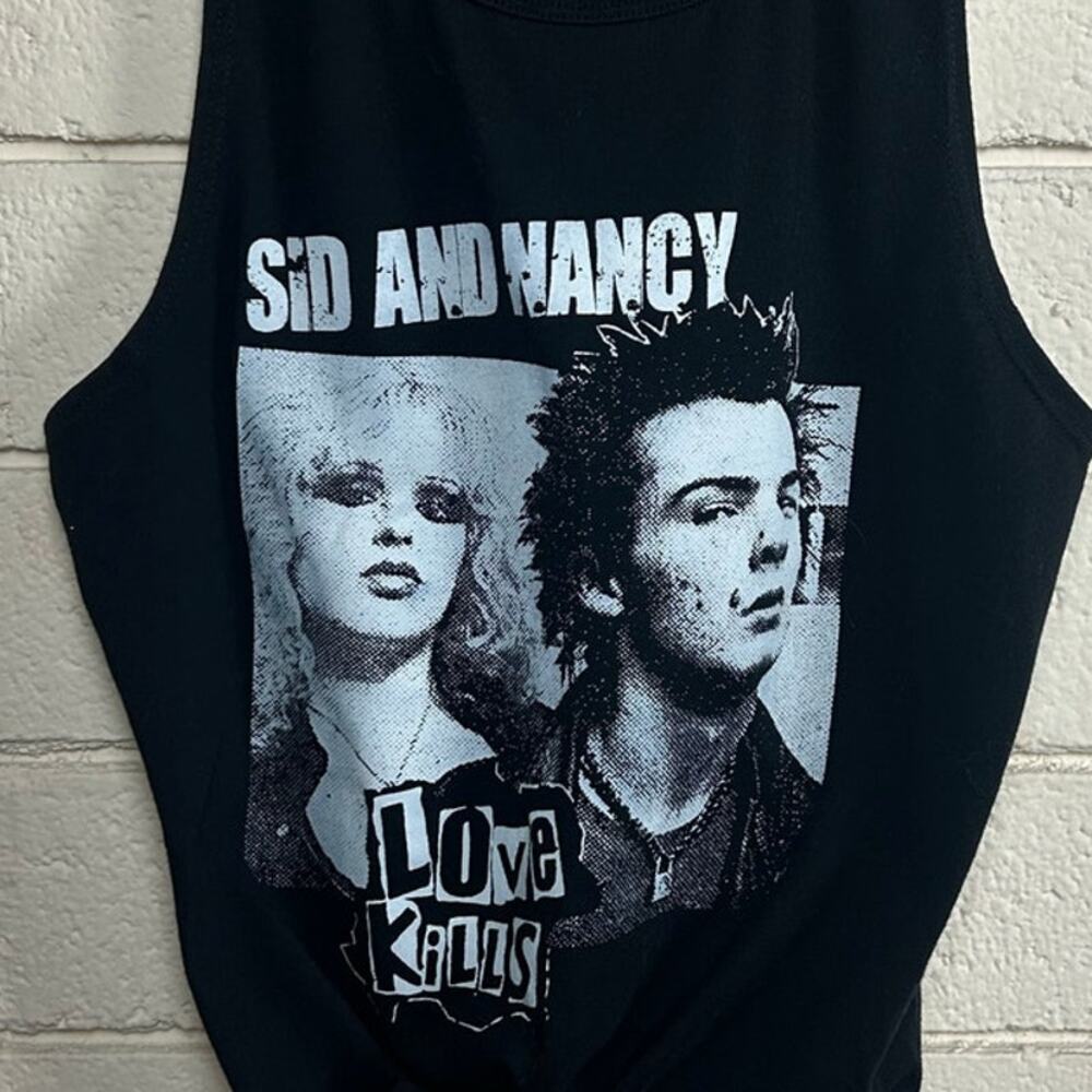 Eye Candy Sid and Nancy Black Tank size M - Picture 8 of 8